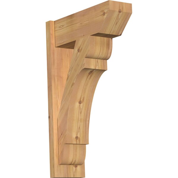 Ekena Millwork Olympic Slat Smooth Outlooker, Western Red Cedar, 7 1/2"W x 20"D x 32"H OUT08X20X32OLY06SWR - main